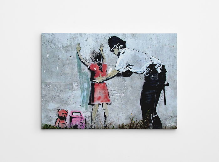 Wallity WY39 Arte de Banksy 50 x 70 cm